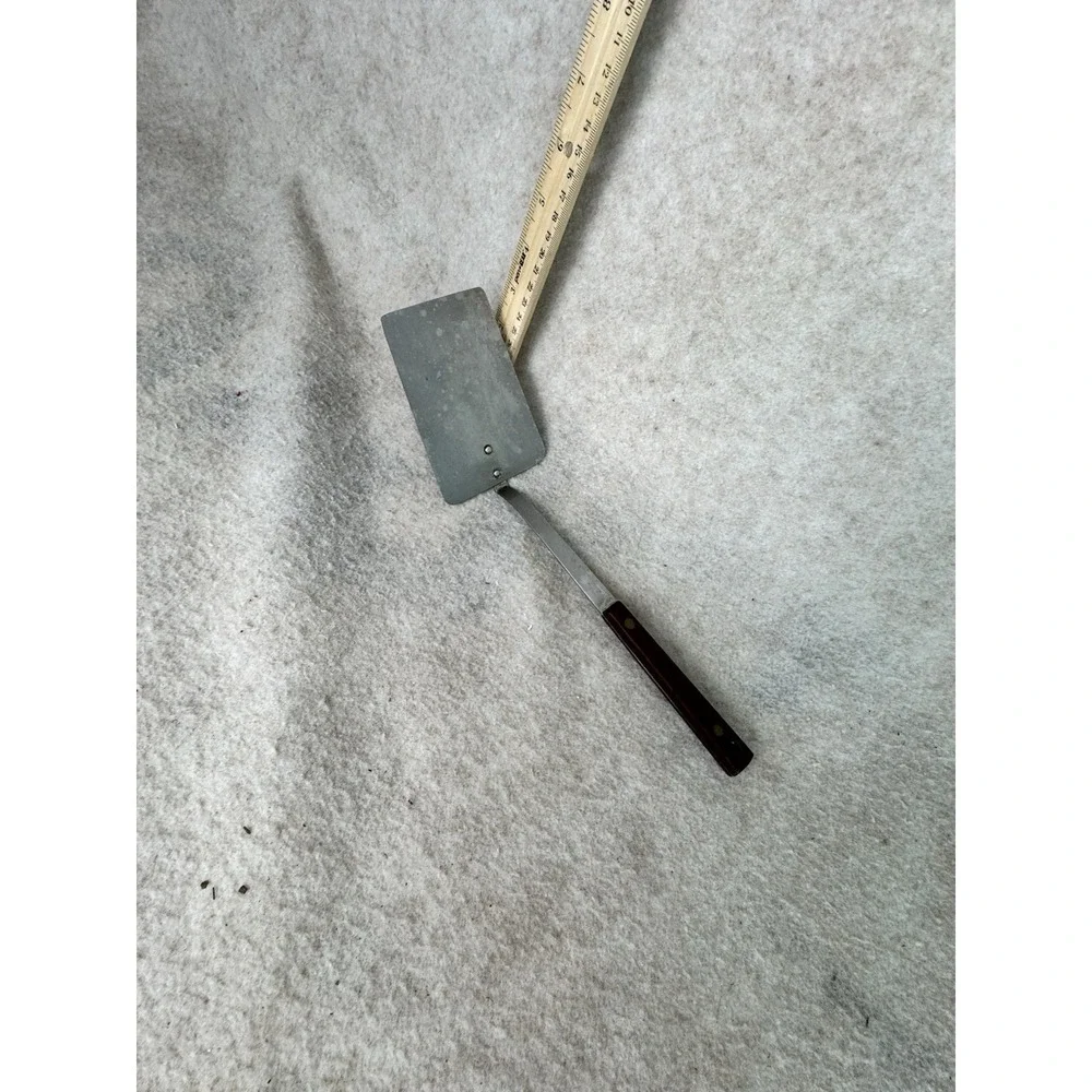 Vintage Stainless Solid Spatula Flipper Long Handle‎ Unbranded